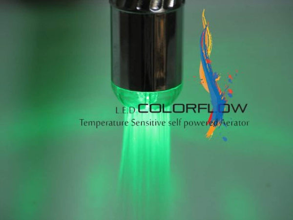 COLORFLOW Temperature Sensitive LED Faucet Light - Hydroelectric - ORILIS LED LIGHTING SOLUTIONS
