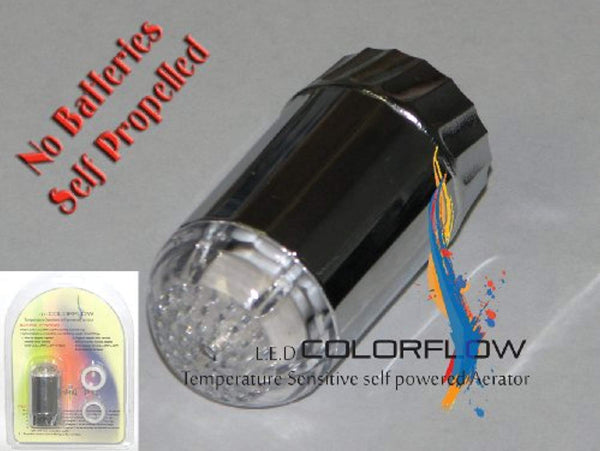 COLORFLOW Temperature Sensitive LED Faucet Light - Hydroelectric - ORILIS LED LIGHTING SOLUTIONS