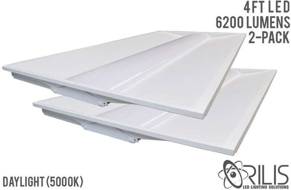 2 Ft x 4 Ft Slim Integrated LED 50W Dimmable Architectural Troffer- 6200 Lumens- DLC - ORILIS LED LIGHTING SOLUTIONS