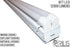 8 Ft. 88W White Flush Mount Tandem Hardwired Ceiling Fixture + (4) LED T8 Tubes