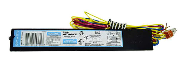 Philips Advance 3 or 4 Lamp Electronic Ballast Model ICN4P32N - ORILIS LED LIGHTING SOLUTIONS