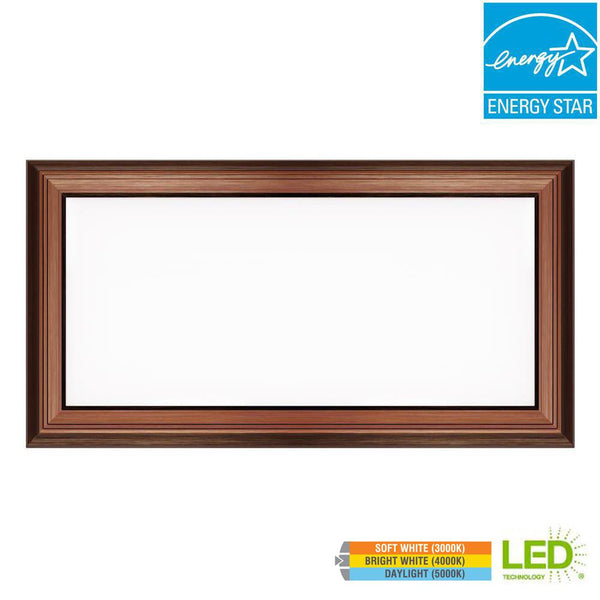 1 Ft x 2 Ft LED 24W Dimmable Color Changing Flat Panel Light with Decorative Frame - ORILIS LED LIGHTING SOLUTIONS